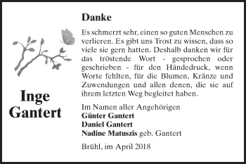 Traueranzeige von Daniel Gantert von Mannheimer Morgen